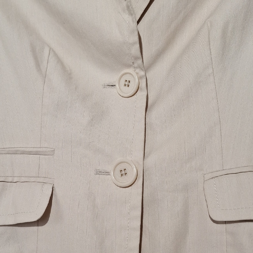 3/$20-GAP Beige Cotton Blazer, Sz 4, NWOT - Picture 5 of 15